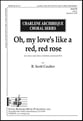 O My Loves Like a Red Red Rose SSAB choral sheet music cover